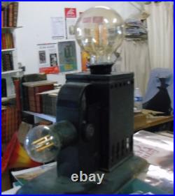 Projecteur Cocorico Pathé 1934 pathéorama monté en lampe TBE art déco design