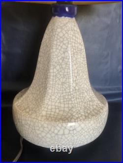 RARE LAMPE LONGWY ART-DÉCO Circa 1930