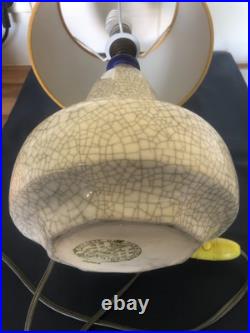 RARE LAMPE LONGWY ART-DÉCO Circa 1930