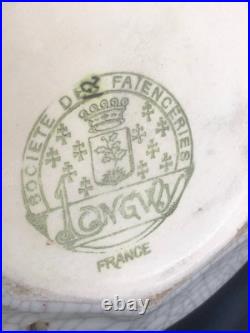 RARE LAMPE LONGWY ART-DÉCO Circa 1930