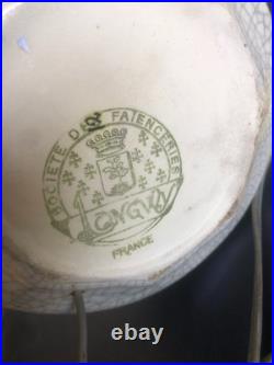 RARE LAMPE LONGWY ART-DÉCO Circa 1930