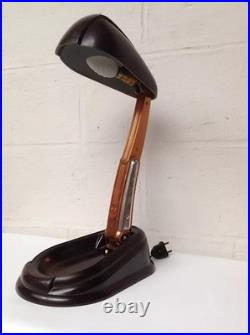 RARE Lampe Jumo Lucidus Bloc Bolide 1945 Authentique/ Art Déco/ Fonctionnel