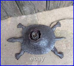 RARE Lampe en Fer Forgé ART DÉCO Tortue Articulé dans Le Goût d'Edgar Brandt