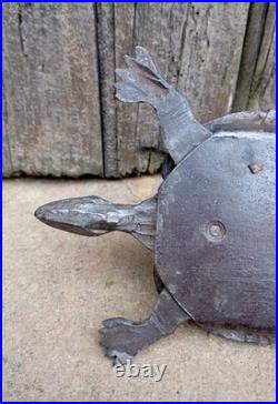RARE Lampe en Fer Forgé ART DÉCO Tortue Articulé dans Le Goût d'Edgar Brandt