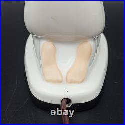 ROBJ LAMPE / VEILLEUSE ART DÉCO EN PORCELAINE Personnage Oriental