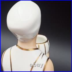 ROBJ LAMPE / VEILLEUSE ART DÉCO EN PORCELAINE Personnage Oriental