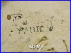 ROBJ RARE LAMPE BOULE CERAMIQUE LUMINAIRE VINTAGE ART DECO signée