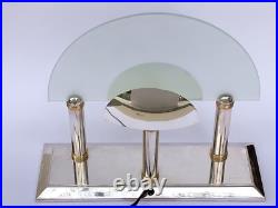 Rare LAMPE vintage signée CHRISTOFLE métal argenté NE FONCTIONNE PAS à restaurer