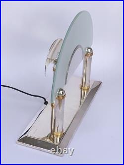 Rare LAMPE vintage signée CHRISTOFLE métal argenté NE FONCTIONNE PAS à restaurer