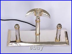 Rare LAMPE vintage signée CHRISTOFLE métal argenté NE FONCTIONNE PAS à restaurer