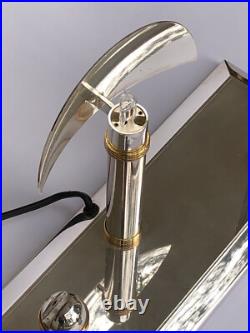 Rare LAMPE vintage signée CHRISTOFLE métal argenté NE FONCTIONNE PAS à restaurer