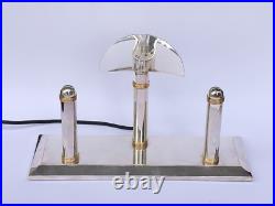Rare LAMPE vintage signée CHRISTOFLE métal argenté NE FONCTIONNE PAS à restaurer