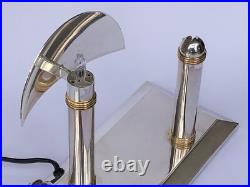 Rare LAMPE vintage signée CHRISTOFLE métal argenté NE FONCTIONNE PAS à restaurer