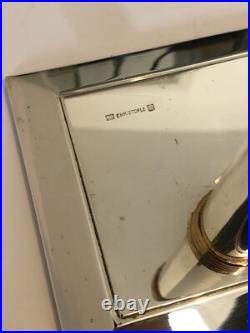 Rare LAMPE vintage signée CHRISTOFLE métal argenté NE FONCTIONNE PAS à restaurer