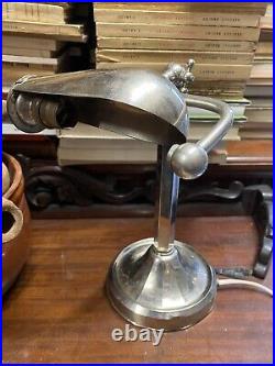 Rare Lampe À Poser de Bureau Années 30