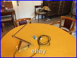 Rare Lampe De Bureau Art Deco Moderniste Annees 40/50