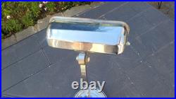 Rare Original Lampe Art Deco Fonctionne Chromer 40cm De Hauteur