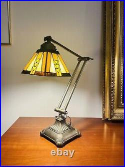 Rare et Belle Lampe de bureau type Art déco Marque Tiffany