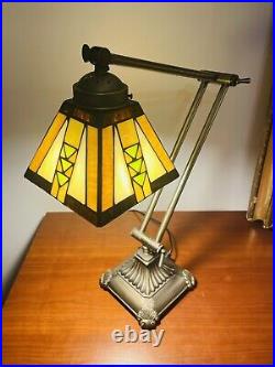 Rare et Belle Lampe de bureau type Art déco Marque Tiffany