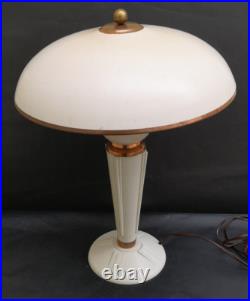 Rare lampe JUMO 320 art deco 1940 bakélite crème très bon état pas de casse