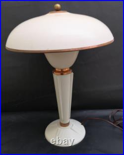 Rare lampe JUMO 320 art deco 1940 bakélite crème très bon état pas de casse