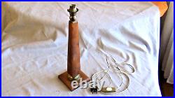 Rare lampe ancienne art déco Maison JANSEN voir Lampe Obélisque en Bakélite