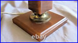 Rare lampe ancienne art déco Maison JANSEN voir Lampe Obélisque en Bakélite