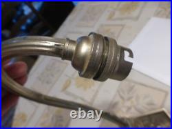 Remise vente ancienne lampe art déco orientable avec Tulipe Pâte De Verre bleu
