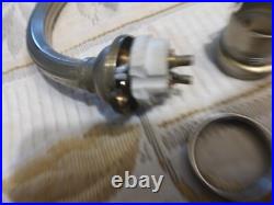 Remise vente ancienne lampe art déco orientable avec Tulipe Pâte De Verre bleu