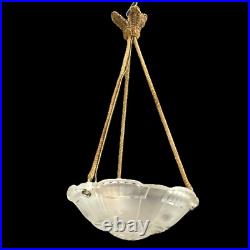 Sabino ART DECO Paris Lampe Plafond Art déco Verre Transparent 1930