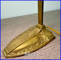 Schneider Pied Bronze Lampe De Table Pate De Verre Art Déco 1925 Schneider Pied Bronze Lampe De Table Pate De Verre Art Déco 1925