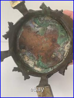 Superbe lampe-vase en bronze, Art déco / Art nouveau, XIXe siècle