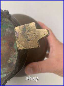 Superbe lampe-vase en bronze, Art déco / Art nouveau, XIXe siècle