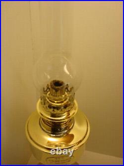 TRÈS RARE lampe à pétrole LUCHAIRE fabriquée avant 1913, 1,8k de laiton massif