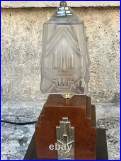 Très belle Lampe skyscraper ART DECO de bureau