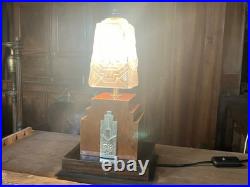 Très belle Lampe skyscraper ART DECO de bureau