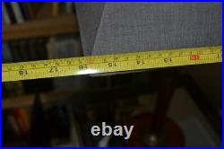 Trés belle lampe bois laiton art deco style mazda unilux cosy