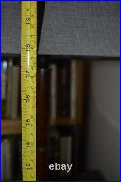 Trés belle lampe bois laiton art deco style mazda unilux cosy