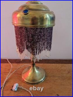 Très rare lampe art déco électrique 1900 art nouveau. Une des toutes premières l