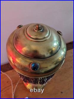 Très rare lampe art déco électrique 1900 art nouveau. Une des toutes premières l