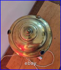 Très rare lampe art déco électrique 1900 art nouveau. Une des toutes premières l