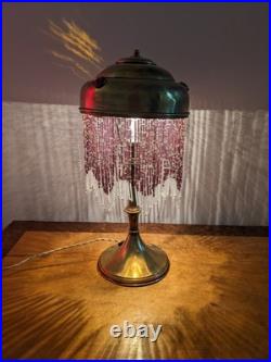 Très rare lampe art déco électrique 1900 art nouveau. Une des toutes premières l