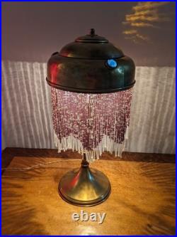 Très rare lampe art déco électrique 1900 art nouveau. Une des toutes premières l