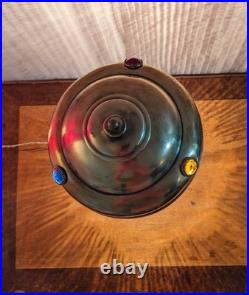 Très rare lampe art déco électrique 1900 art nouveau. Une des toutes premières l