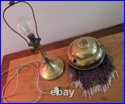 Très rare lampe art déco électrique 1900 art nouveau. Une des toutes premières l