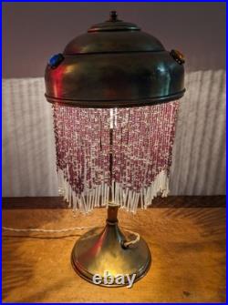 Très rare lampe art déco électrique 1900 art nouveau. Une des toutes premières l