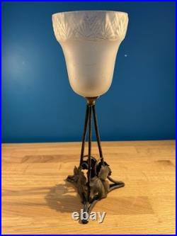 Trois Lampe Art Deco Vintage