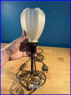 Trois Lampe Art Deco Vintage