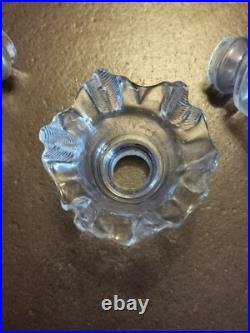 Tulipe Glass Art Nouveau X6 Soufflée Lampe Lustre Chandelier A