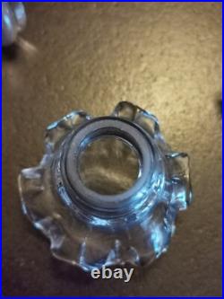 Tulipe Glass Art Nouveau X6 Soufflée Lampe Lustre Chandelier A